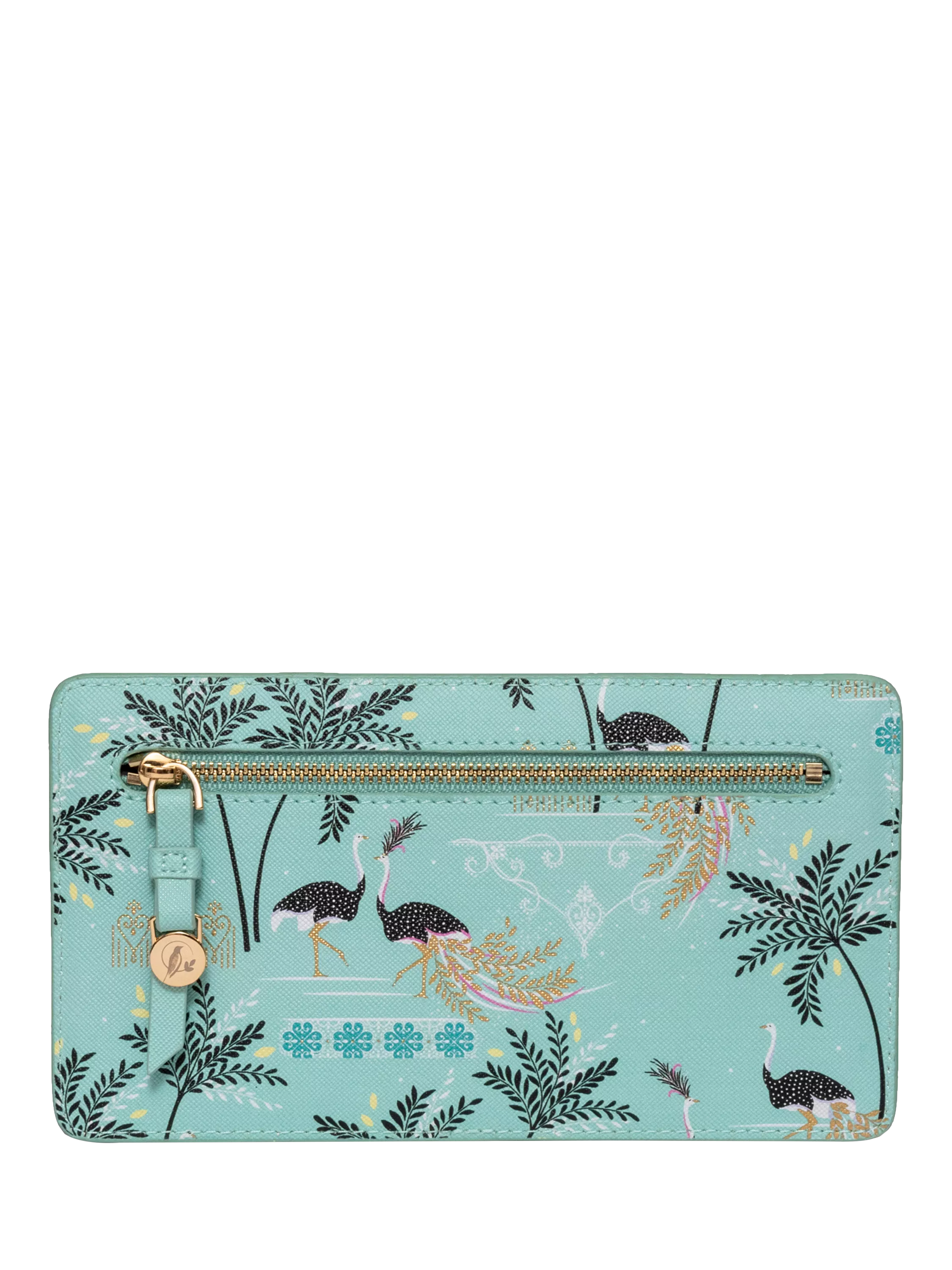 Sara Miller travel organiser gift set mint ostrich - British product