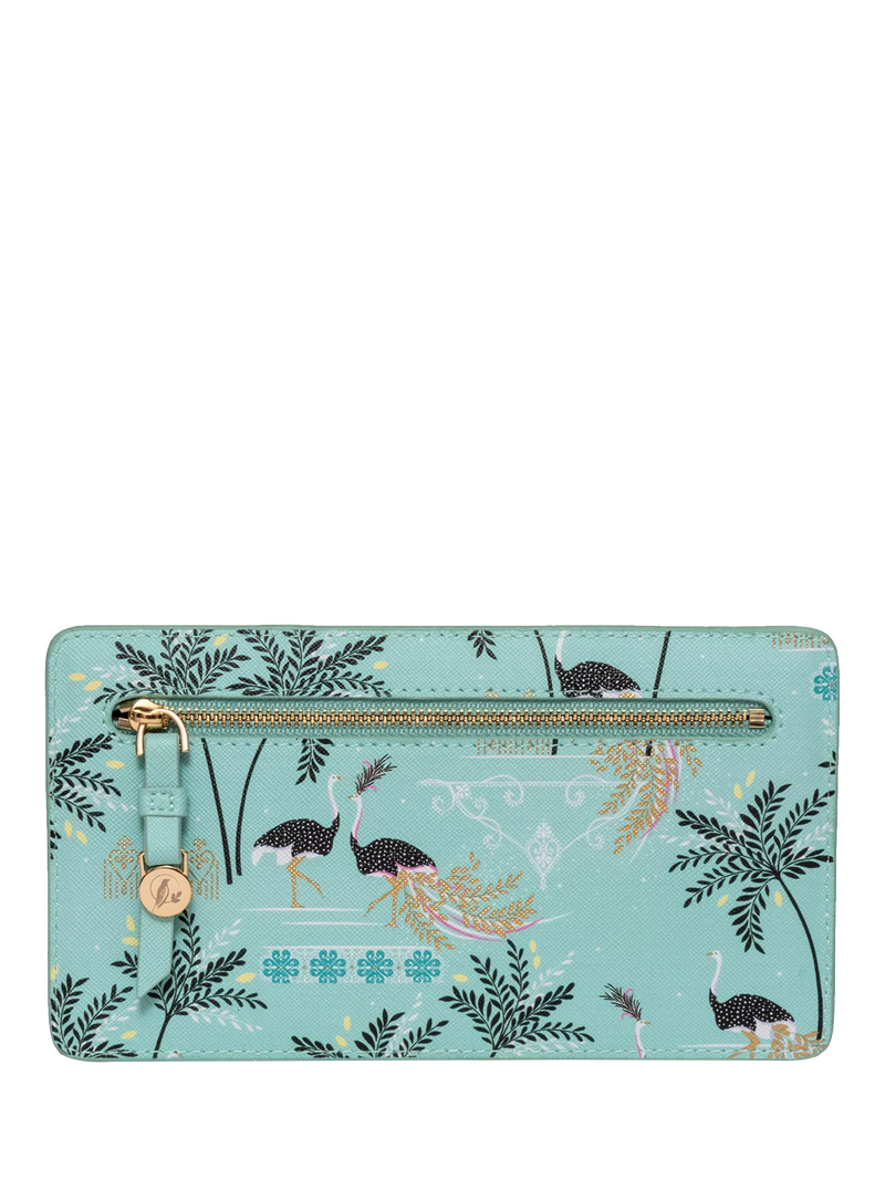 Sara Miller travel organiser gift set mint ostrich - British product