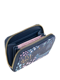 Sara Miller Midnight Leopard small zip purse, UK version