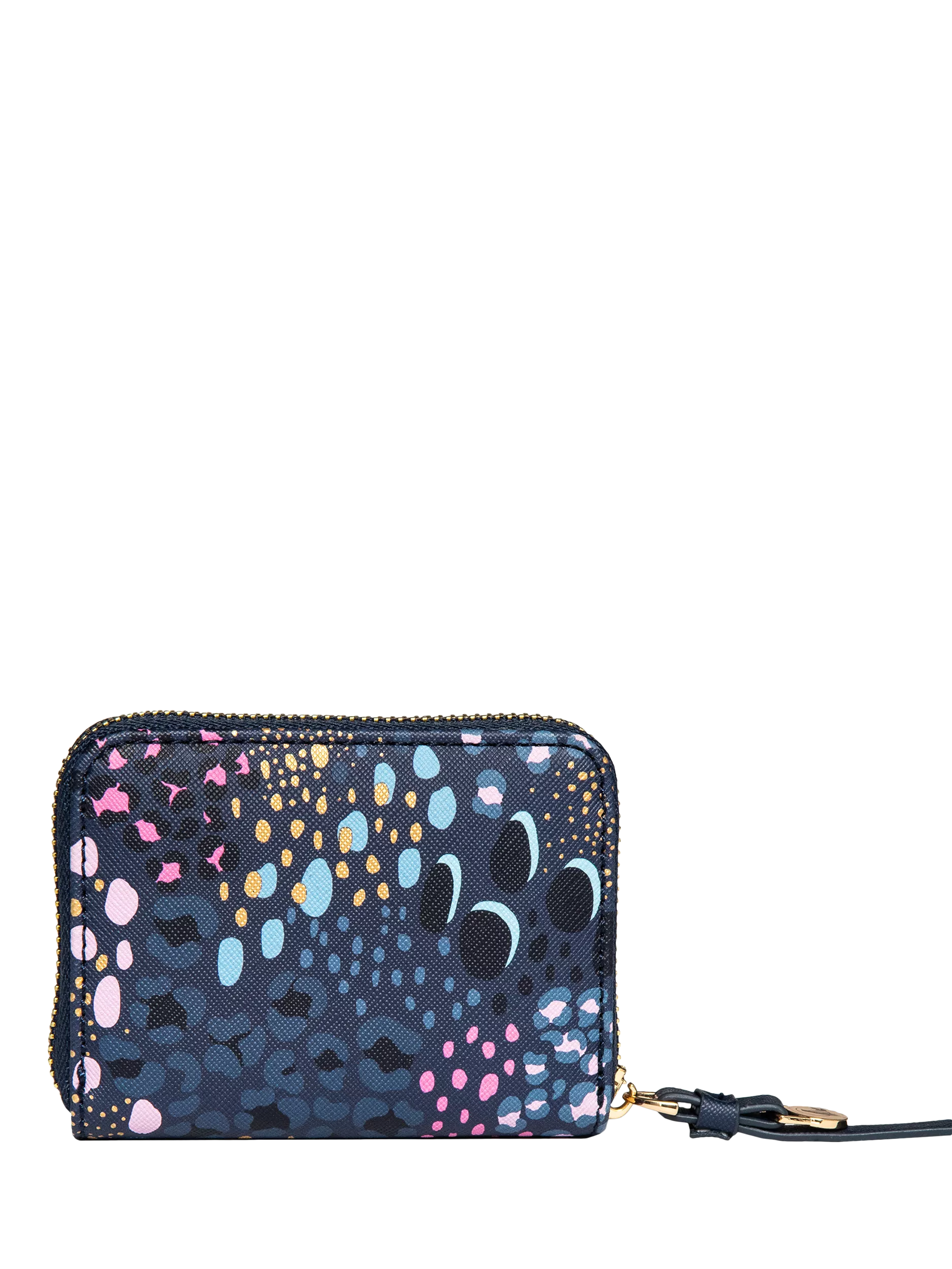 Sara Miller Midnight Leopard small zip purse, UK version