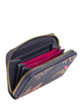 Sara Miller zip purse Smokey Blue Birds, imported from the UK