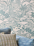 Scion Falling Foss mural wallpaper 52cm x 10.05m (British brand)