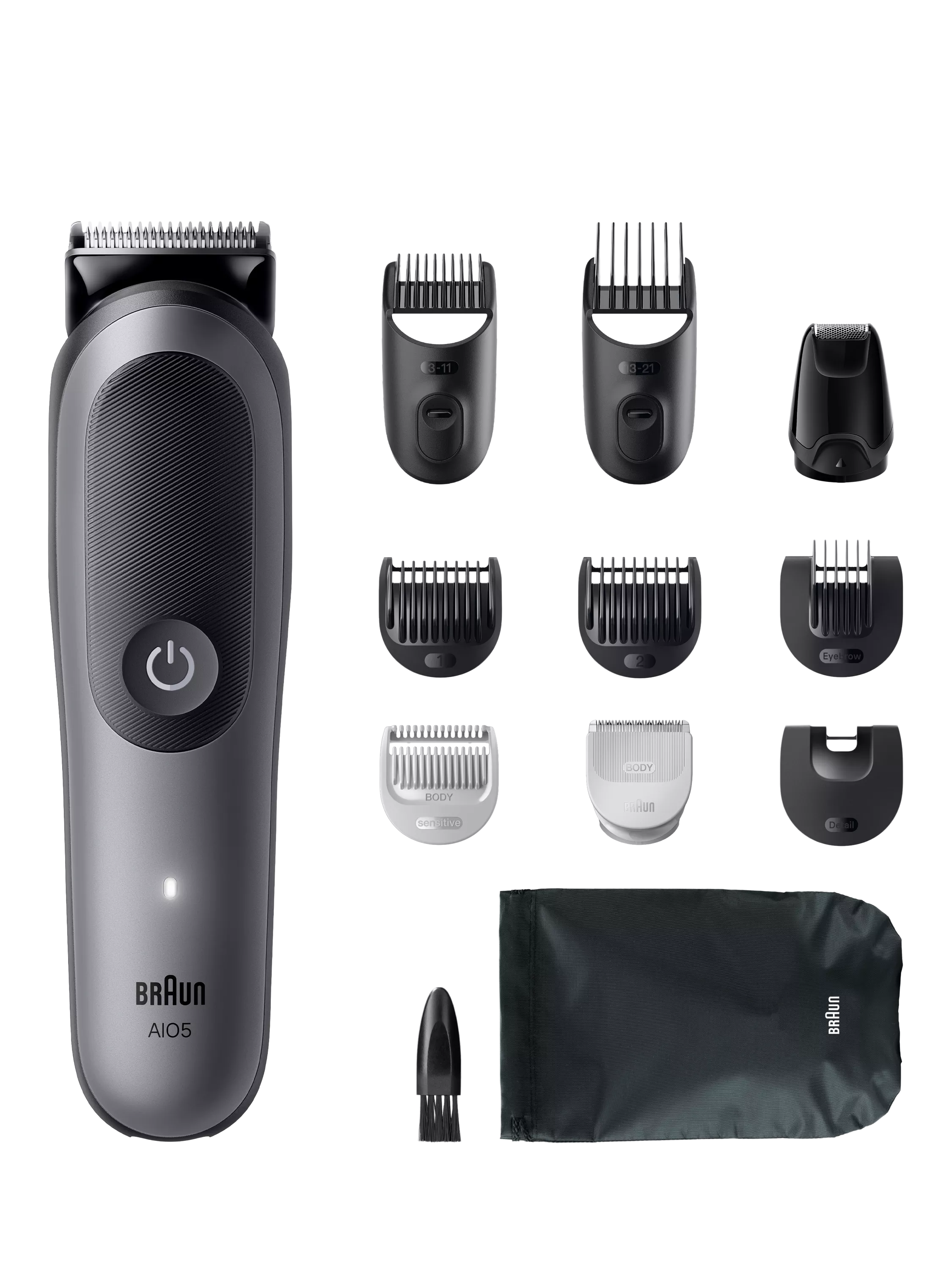 Braun All-in-One Series 5 grooming kit black - British product