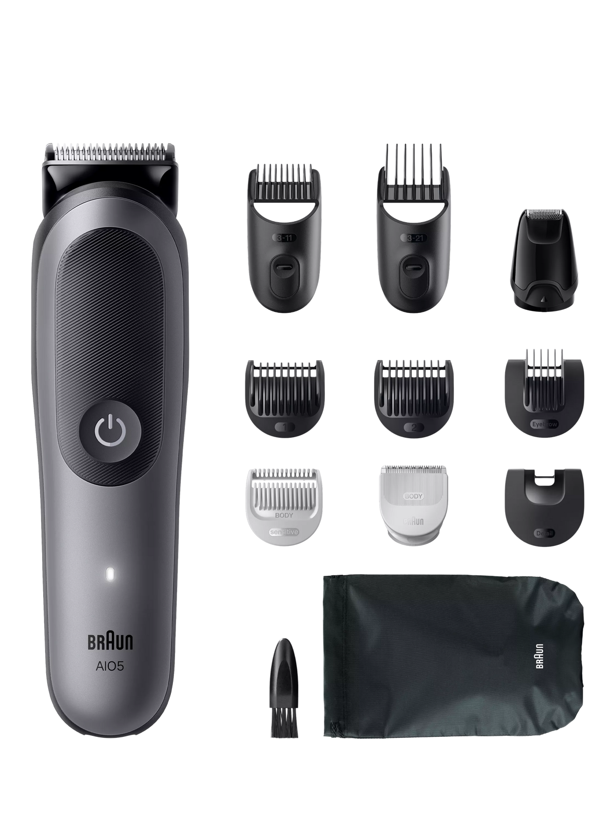 Braun All-in-One Series 5 grooming kit black - British product