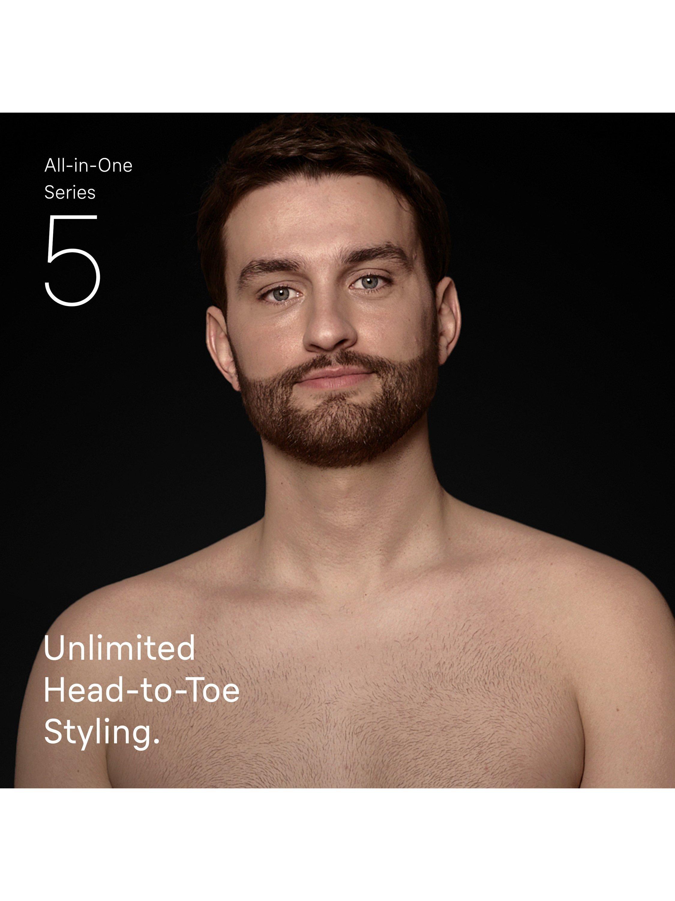 Braun All-in-One Series 5 grooming kit black - British product