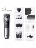 Braun Series 9 beard trimmer black with 12 tools (British brand)