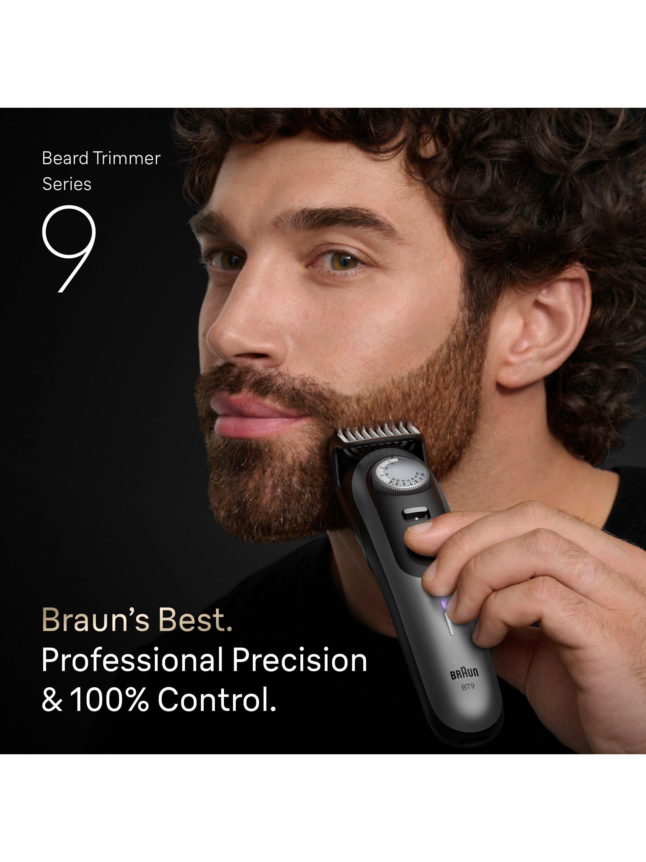Braun Series 9 beard trimmer black with 12 tools (British brand)