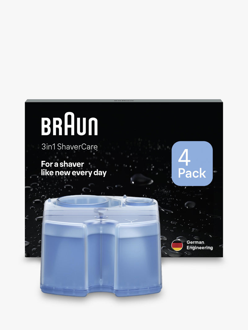Braun Shaver Care Refill 4 Pack, imported from the UK