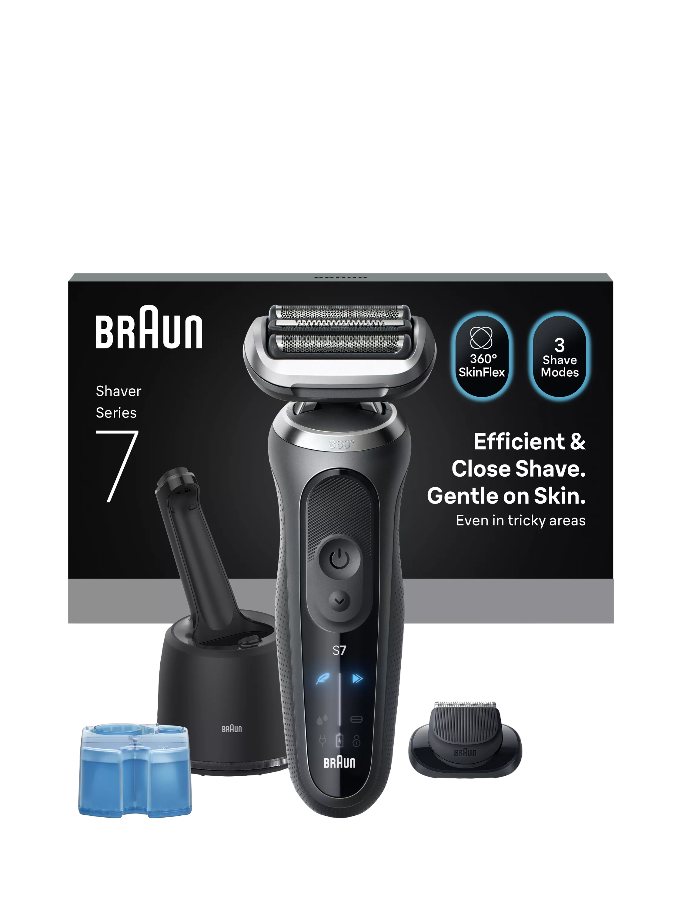 Braun Series 7 electric shaver, imported from the UK
