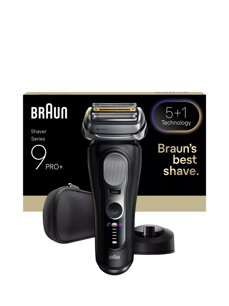Braun Series 9 PRO+ electric shaver black (British brand)