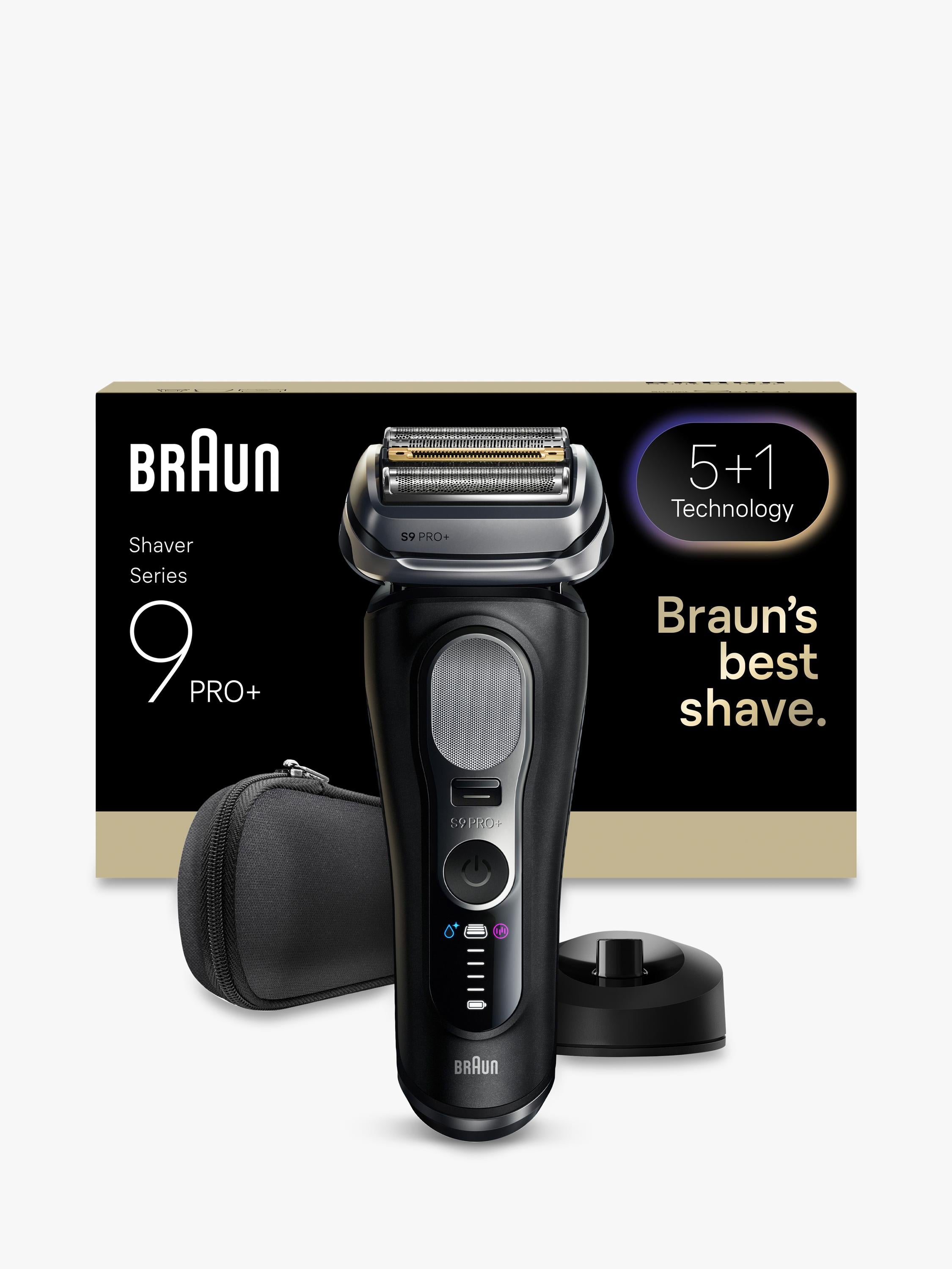 Braun Series 9 PRO+ electric shaver black (British brand)