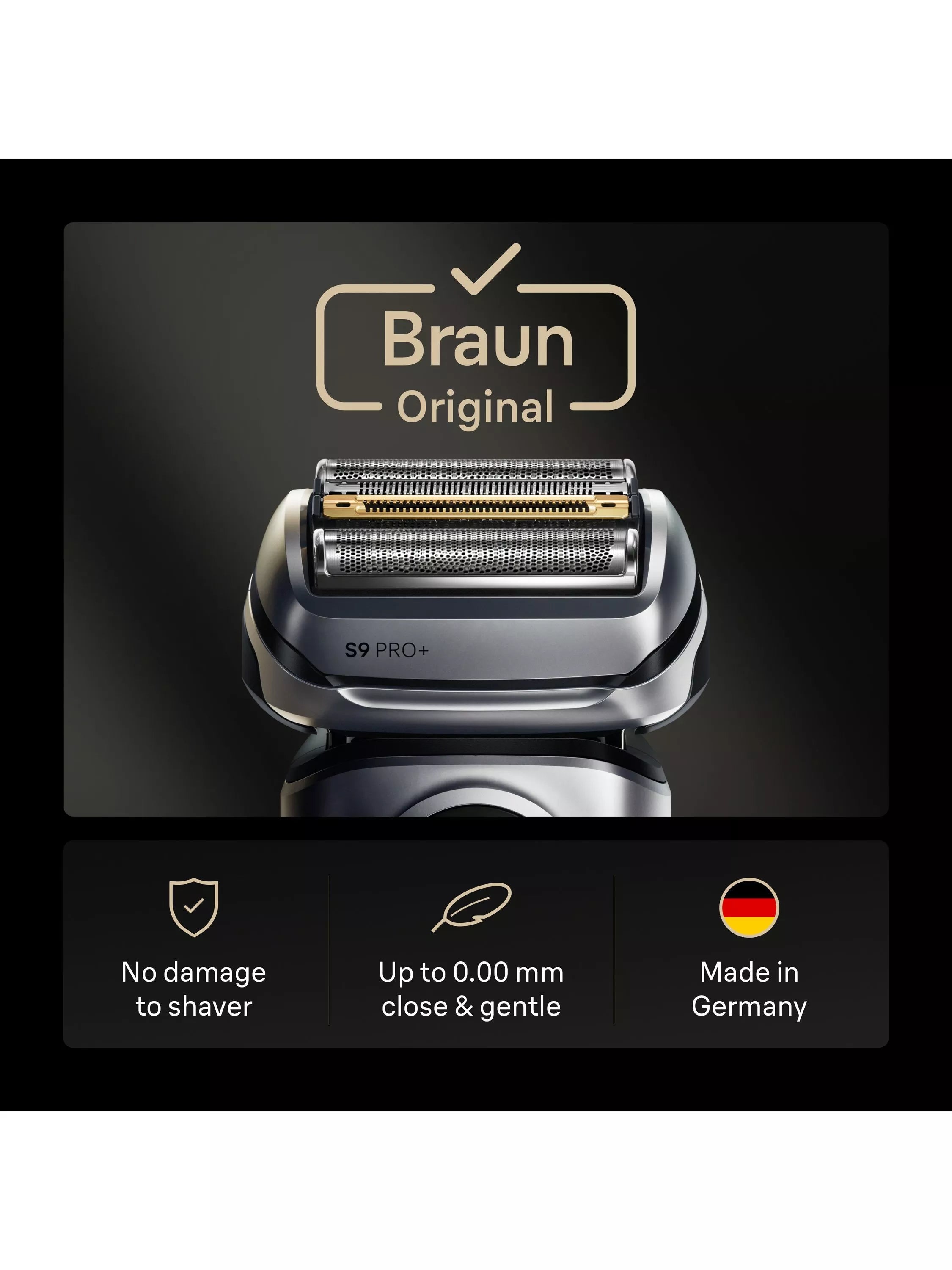 Braun Series 9 shaver head replacement (British brand)