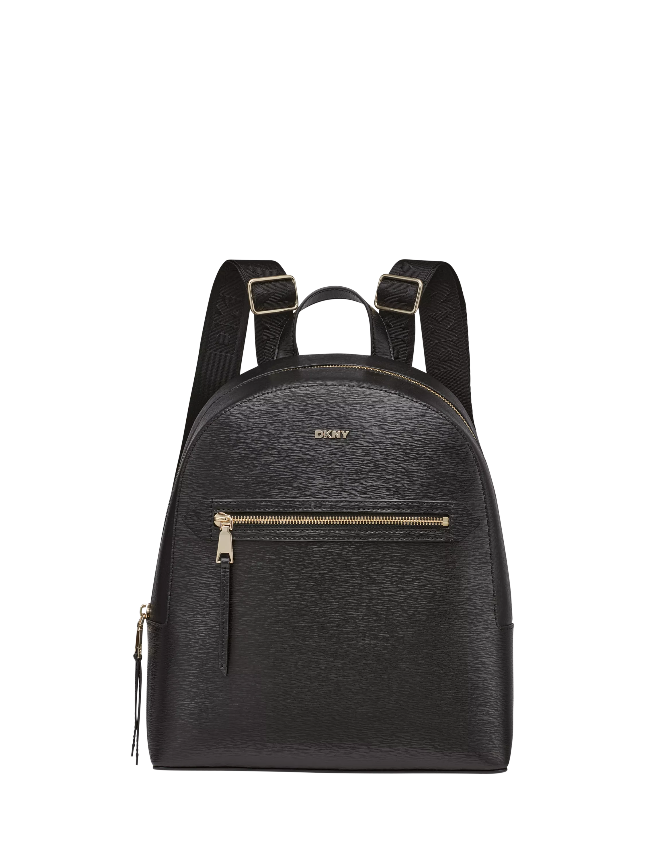 DKNY Bryant Avenue backpack in black and gold, imported from the UK