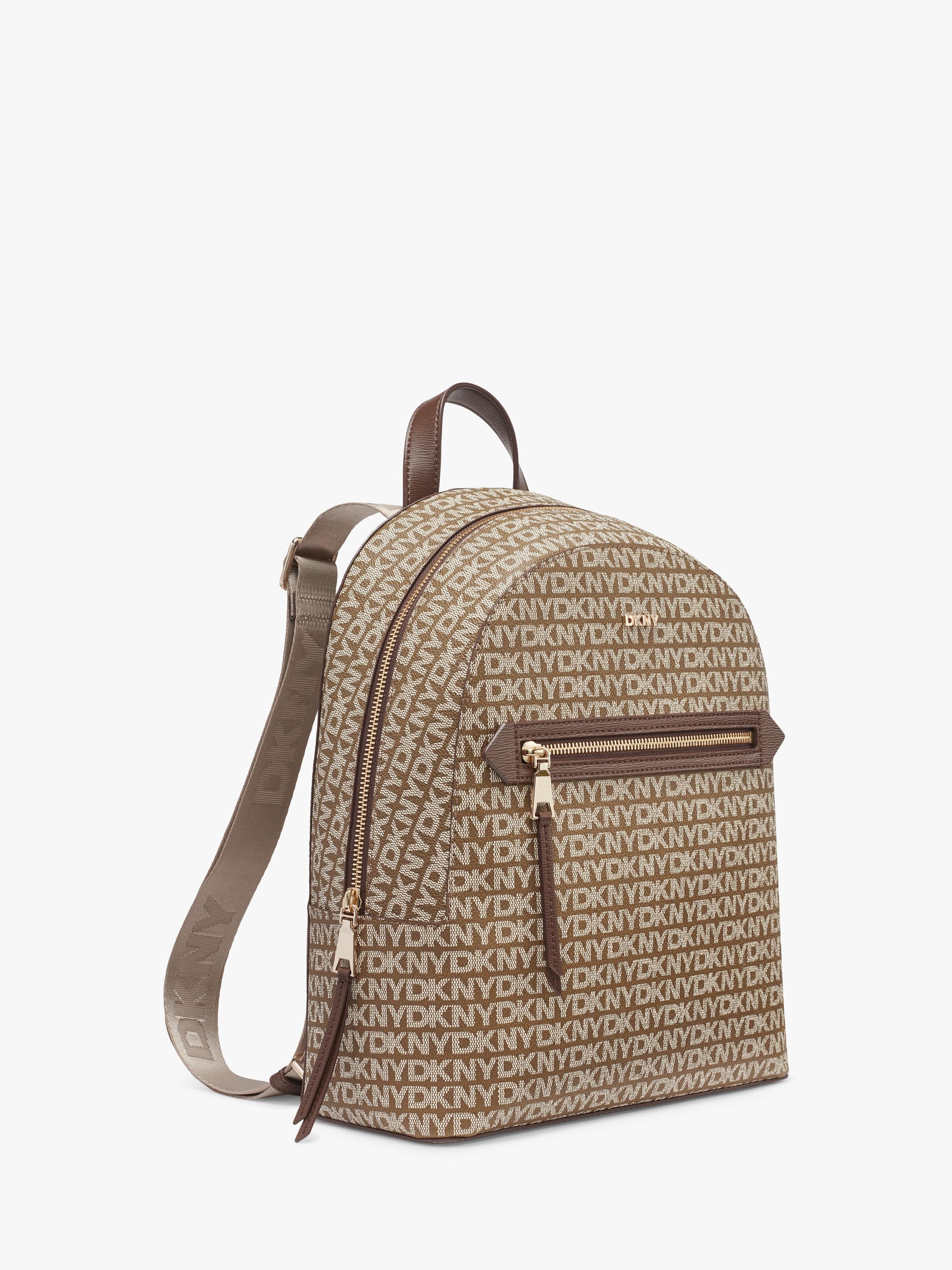 DKNY Bryant Ave backpack chocolate, imported from the UK