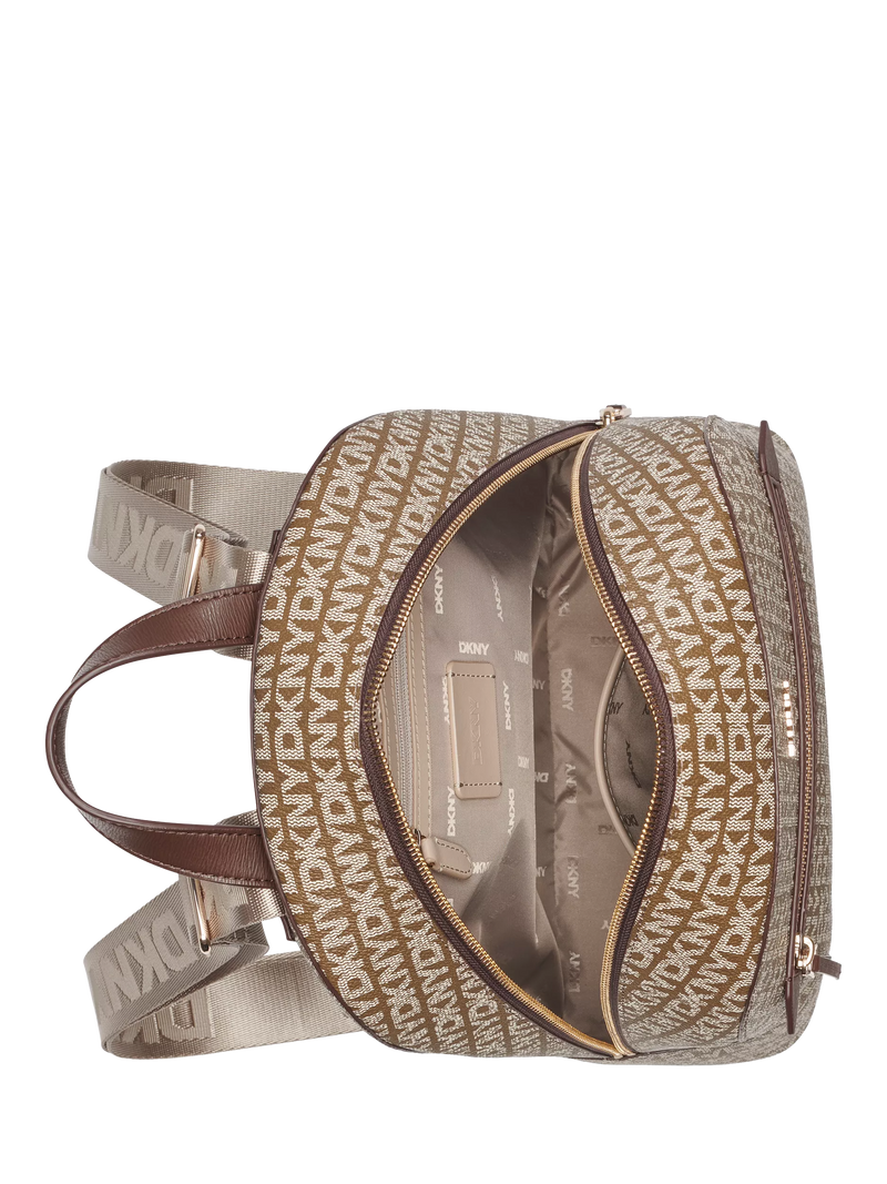 DKNY Bryant Ave backpack chocolate, imported from the UK