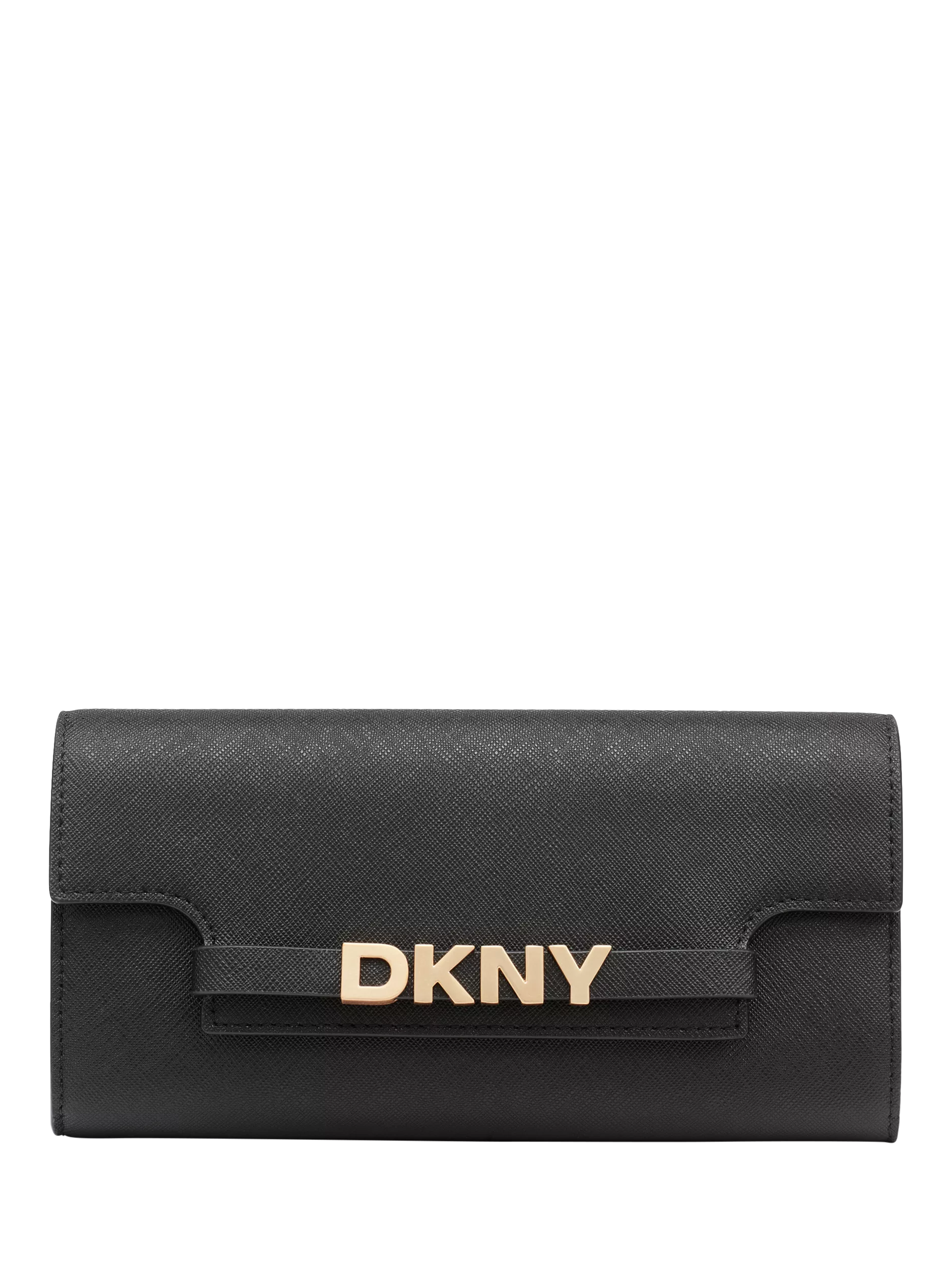 DKNY Avril leather wallet Black/Gold - British product