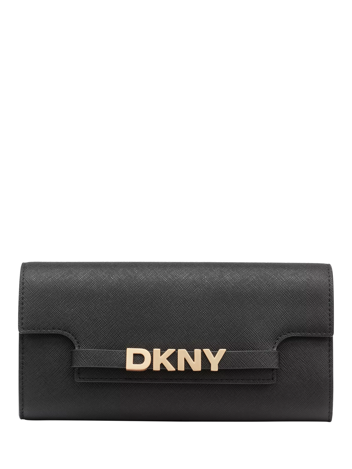 DKNY Avril leather wallet Black/Gold - British product