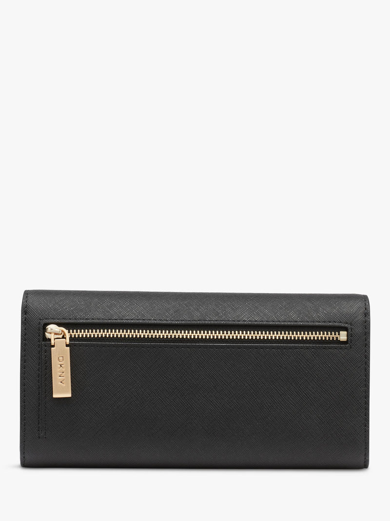 DKNY Avril leather wallet Black/Gold - British product