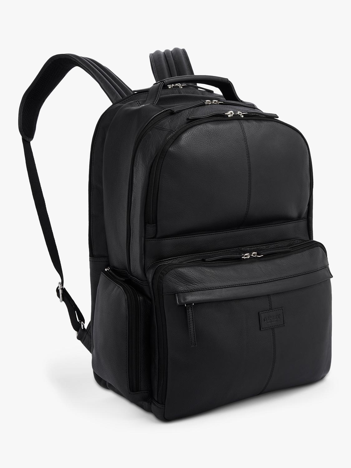 OSPREY LONDON Lockton leather backpack - British product