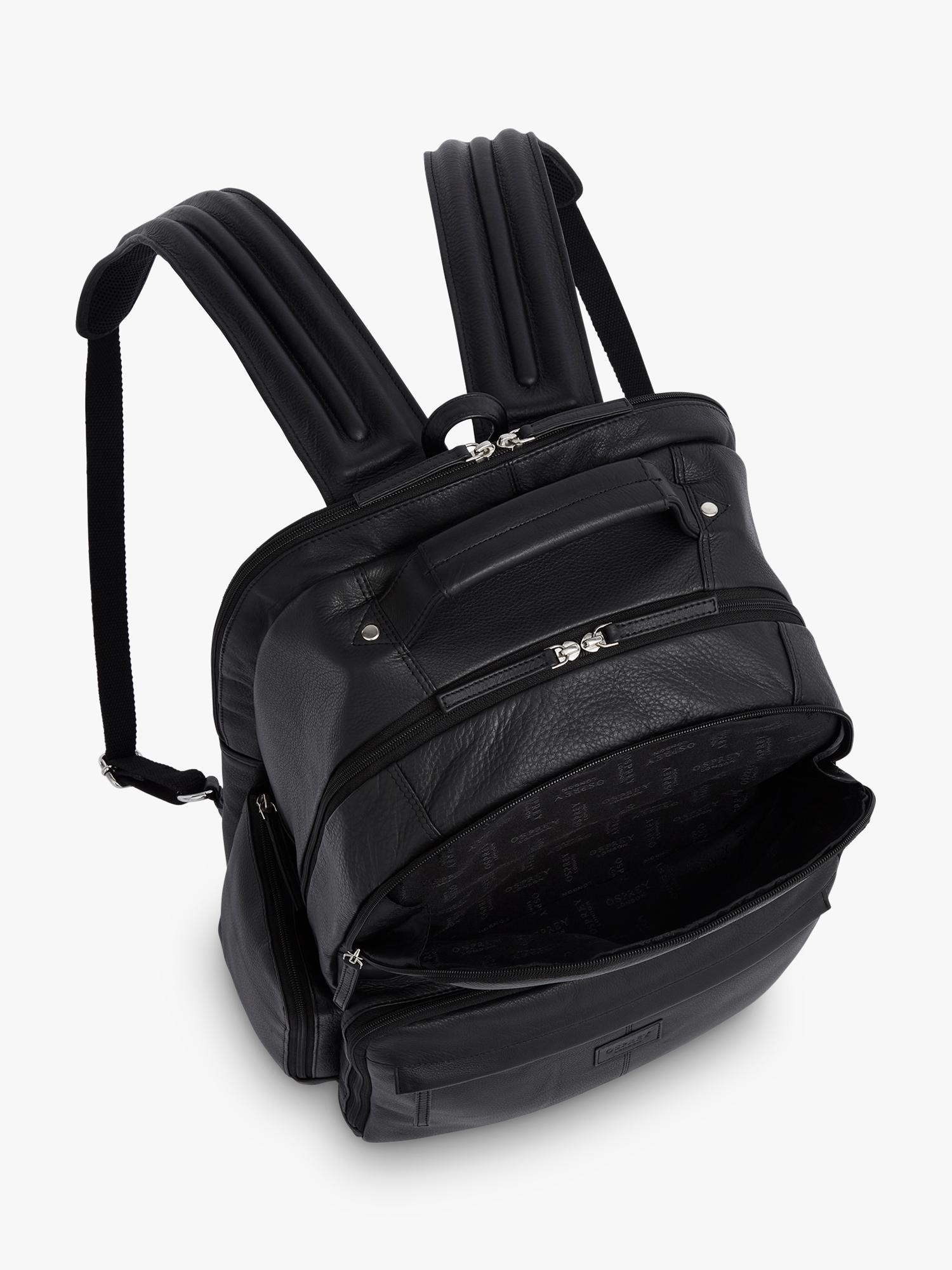 OSPREY LONDON Lockton leather backpack - British product