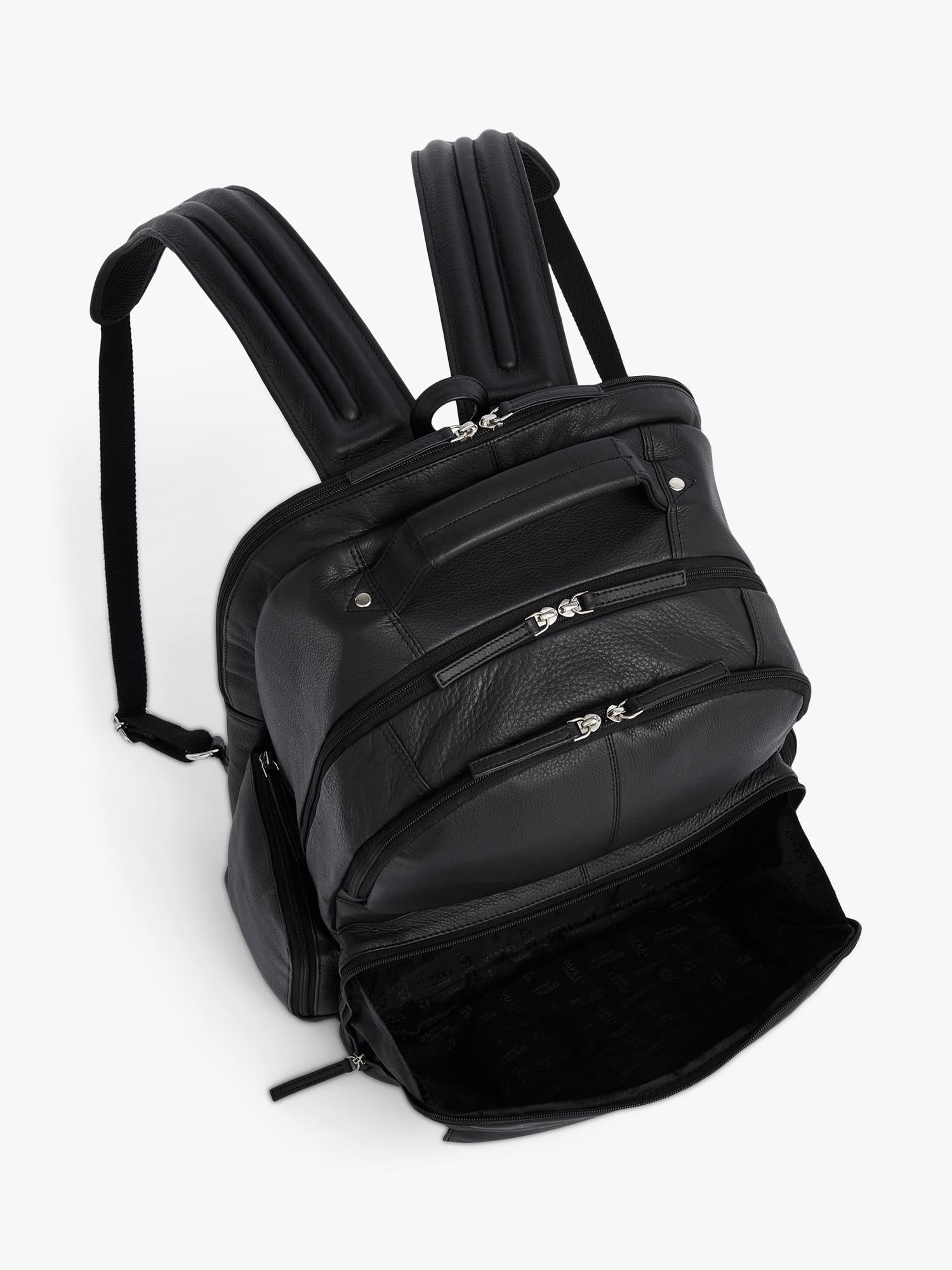 OSPREY LONDON Lockton leather backpack - British product