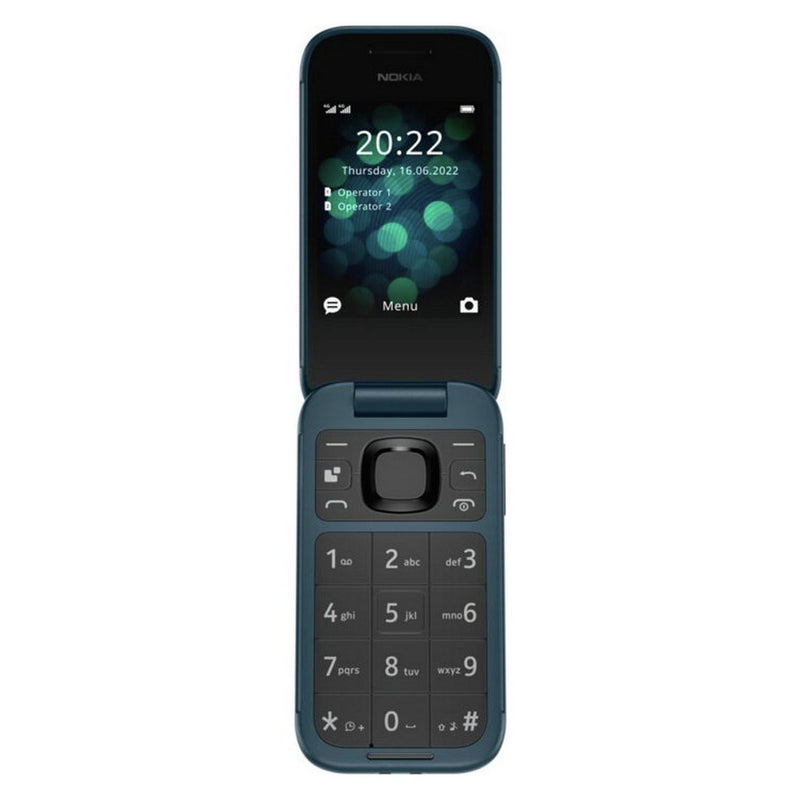 Nokia 2660 Flip mobile phone blue, UK version