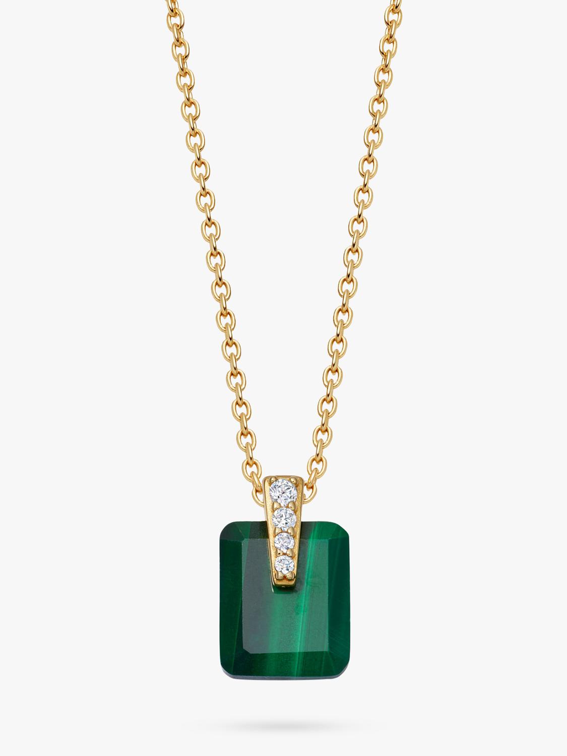 Astley Clarke Deco sapphire pendant necklace 46cm - British product