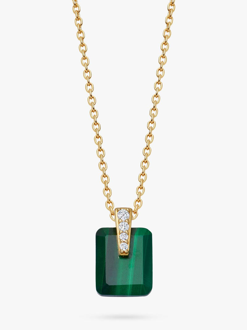 Astley Clarke Deco sapphire pendant necklace 46cm - British product