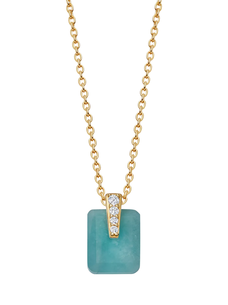 Astley Clarke Deco sapphire pendant necklace 46cm - British product