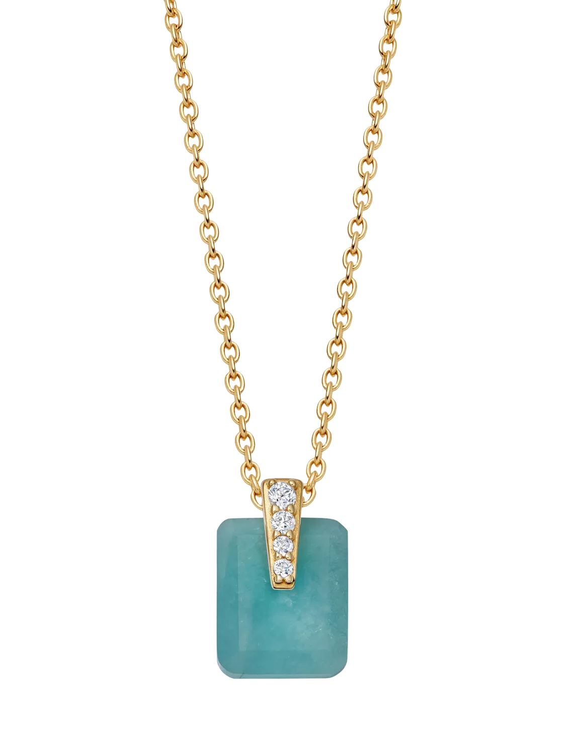 Astley Clarke Deco sapphire pendant necklace 46cm - British product