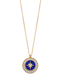 Astley Clarke North Star locket necklace gold blue lapis lazuli (British brand)