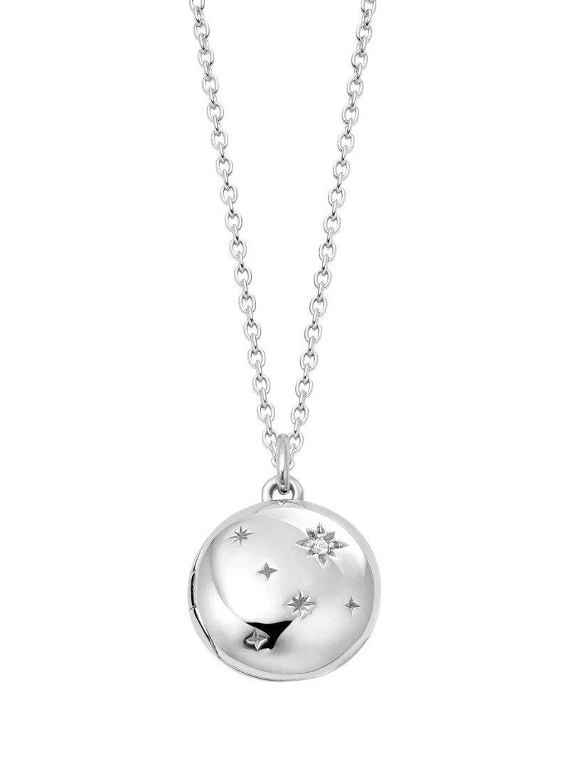 Astley Clarke sapphire locket 46cm (British brand)