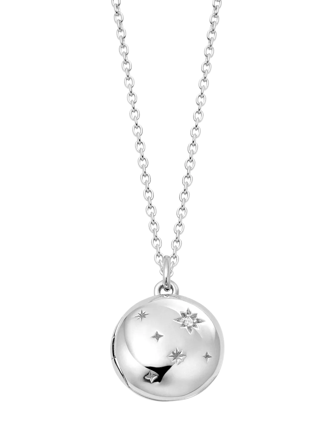 Astley Clarke sapphire locket 46cm (British brand)