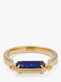 Astley Clarke spinning deco ring with lapis and malachite - British product