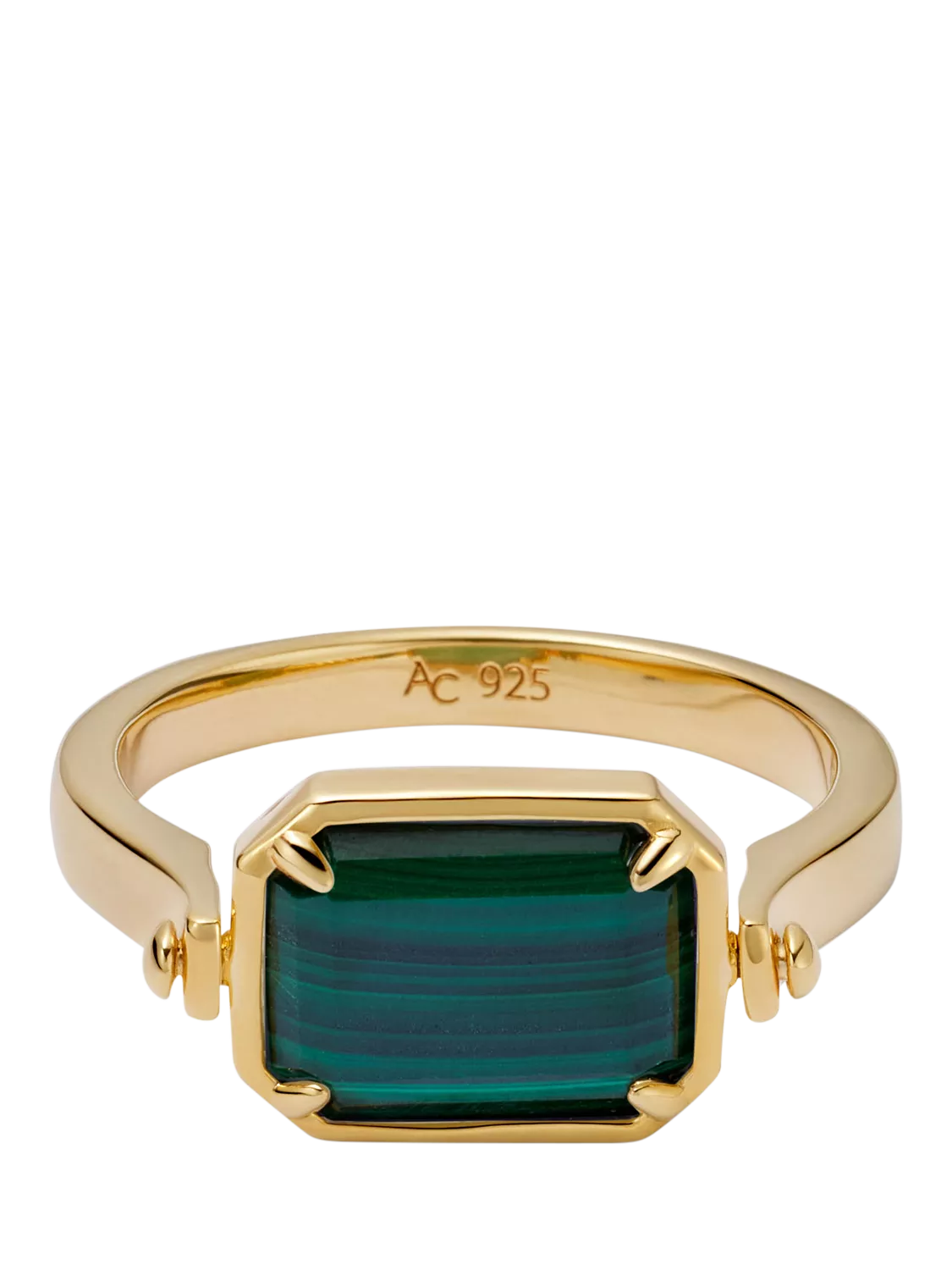 Astley Clarke Spinning Deco Cocktail Ring, Gold/Multi