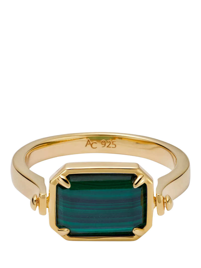 Astley Clarke Spinning Deco Cocktail Ring, Gold/Multi