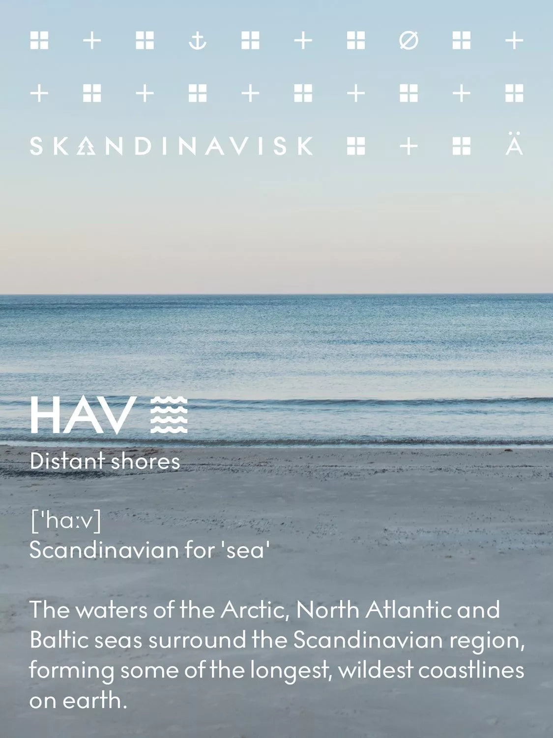 SKANDINAVISK Hav Hand Cream 75ml, imported from the UK