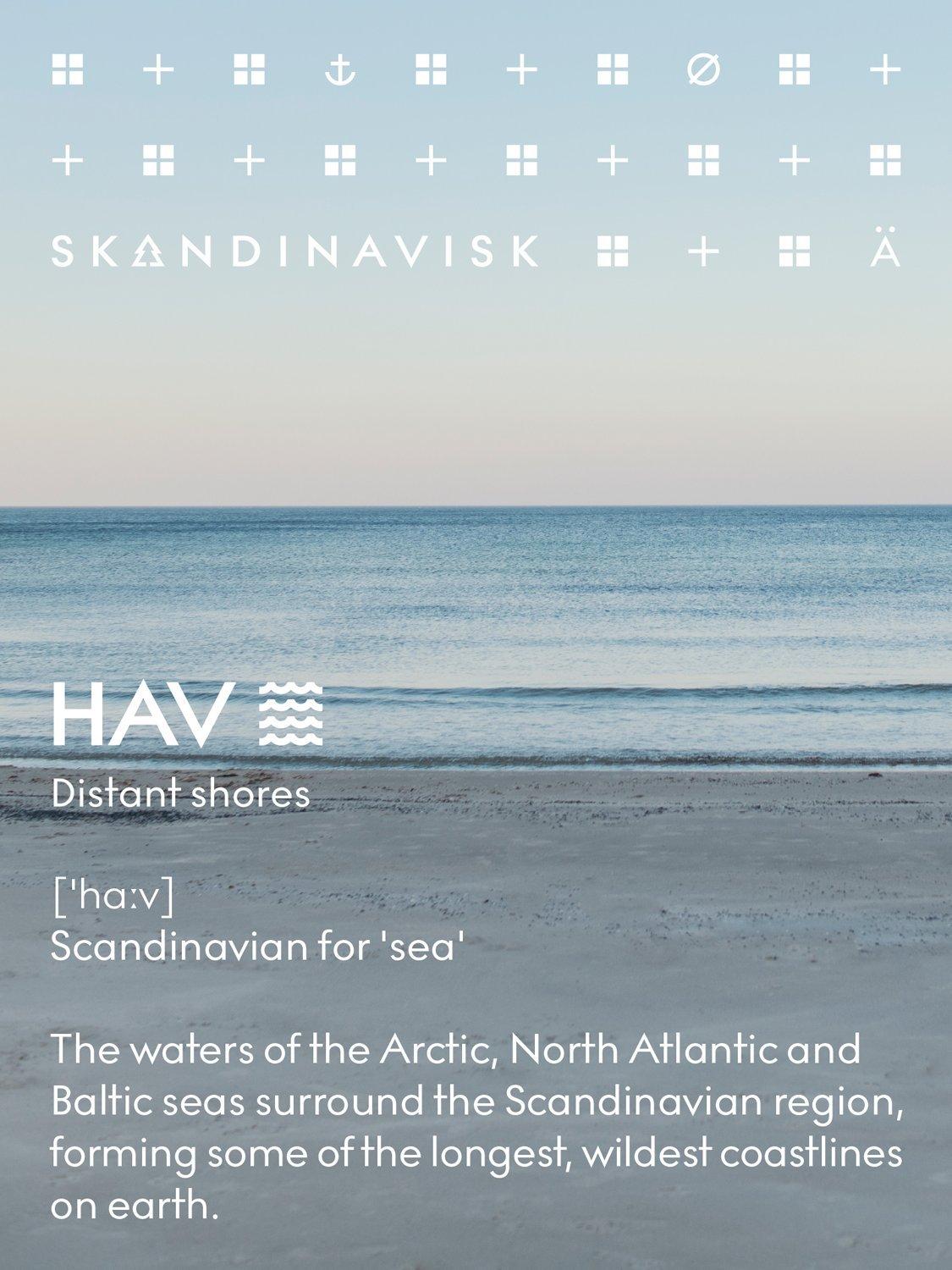 SKANDINAVISK Hav hand lotion 500ml, UK version