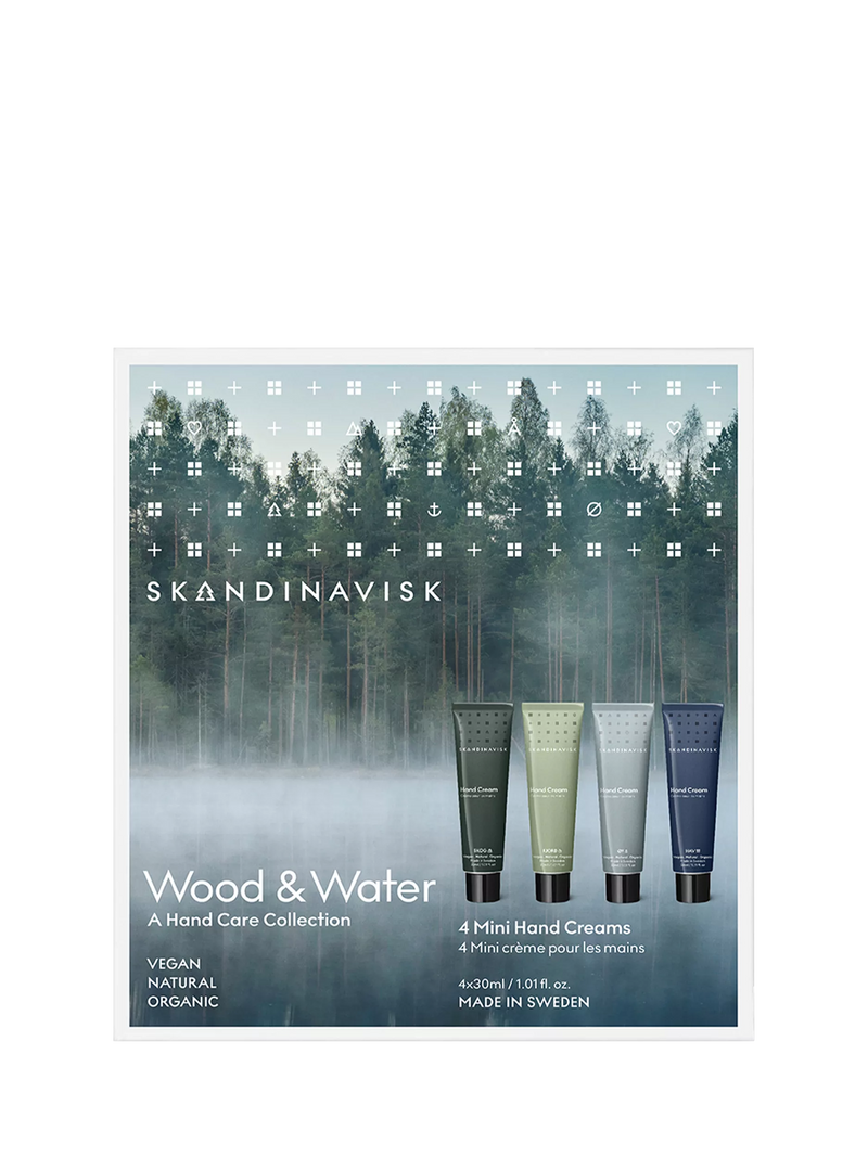 SKANDINAVISK hand cream set of 4 scents - British product