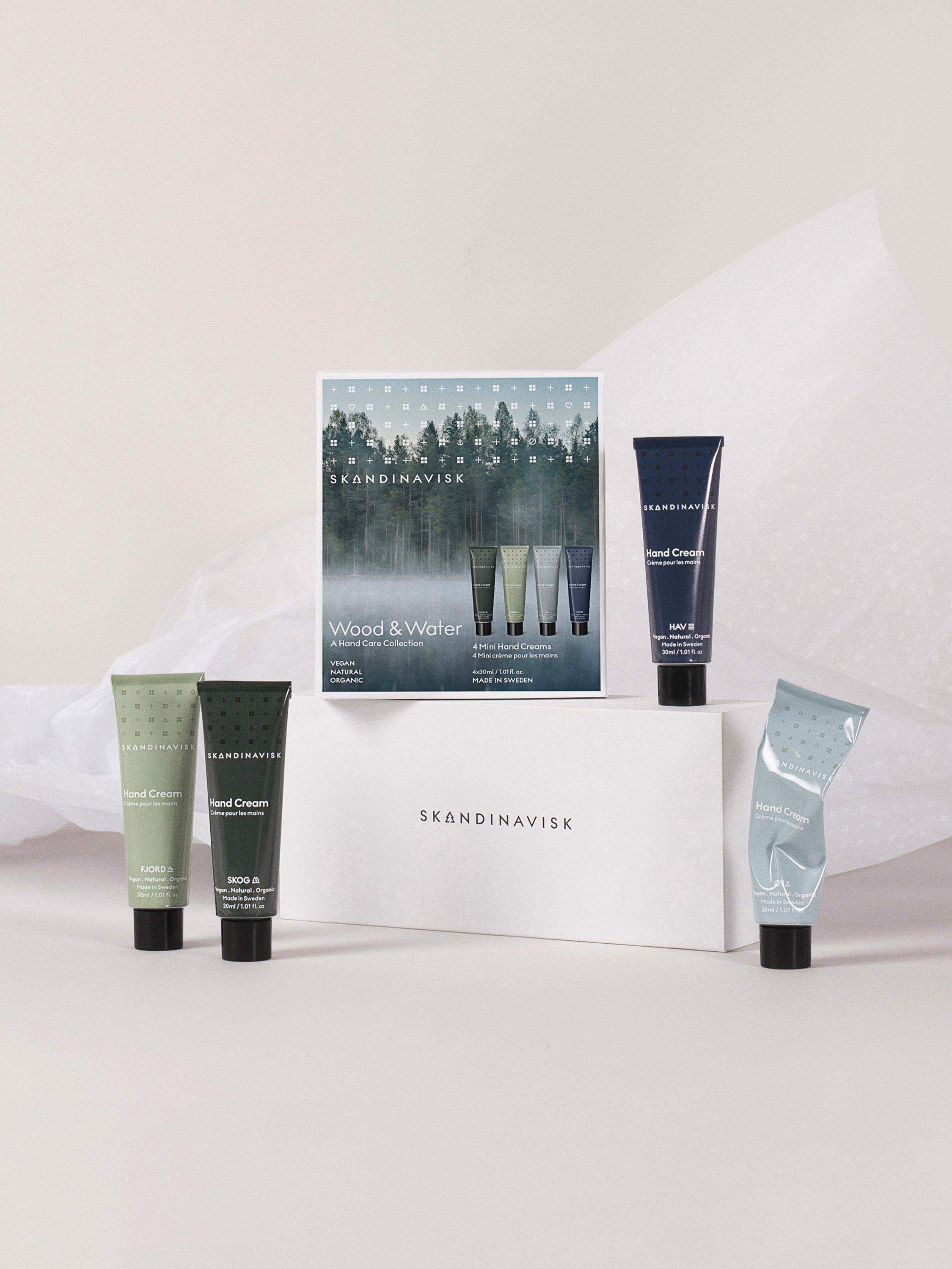 SKANDINAVISK hand cream set of 4 scents - British product