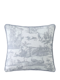 Laura Ashley Braysmith Toile cushion in blue 45x45cm (British brand)