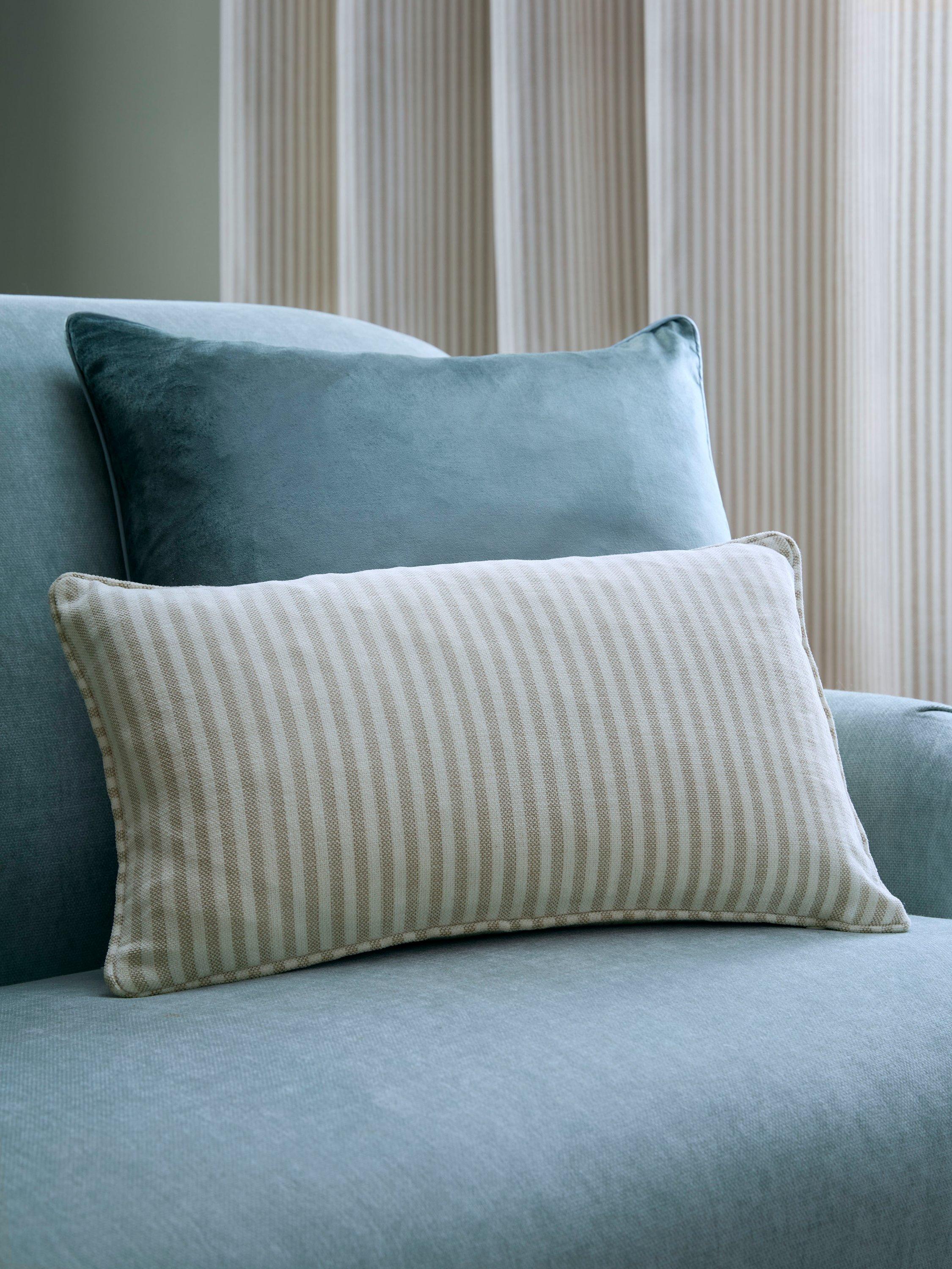Laura Ashley stripe cushion 30x50cm - British product