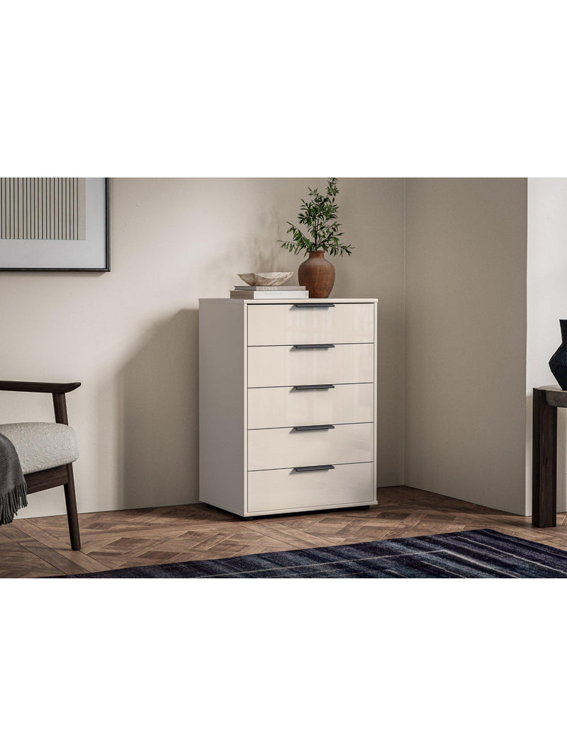 John Lewis Newlyn 5-drawer glass chest of drawers, UK version