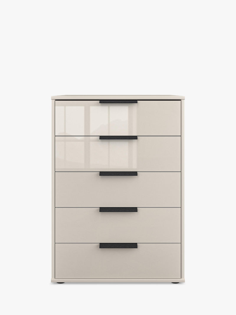 John Lewis Newlyn 5-drawer glass chest of drawers, UK version