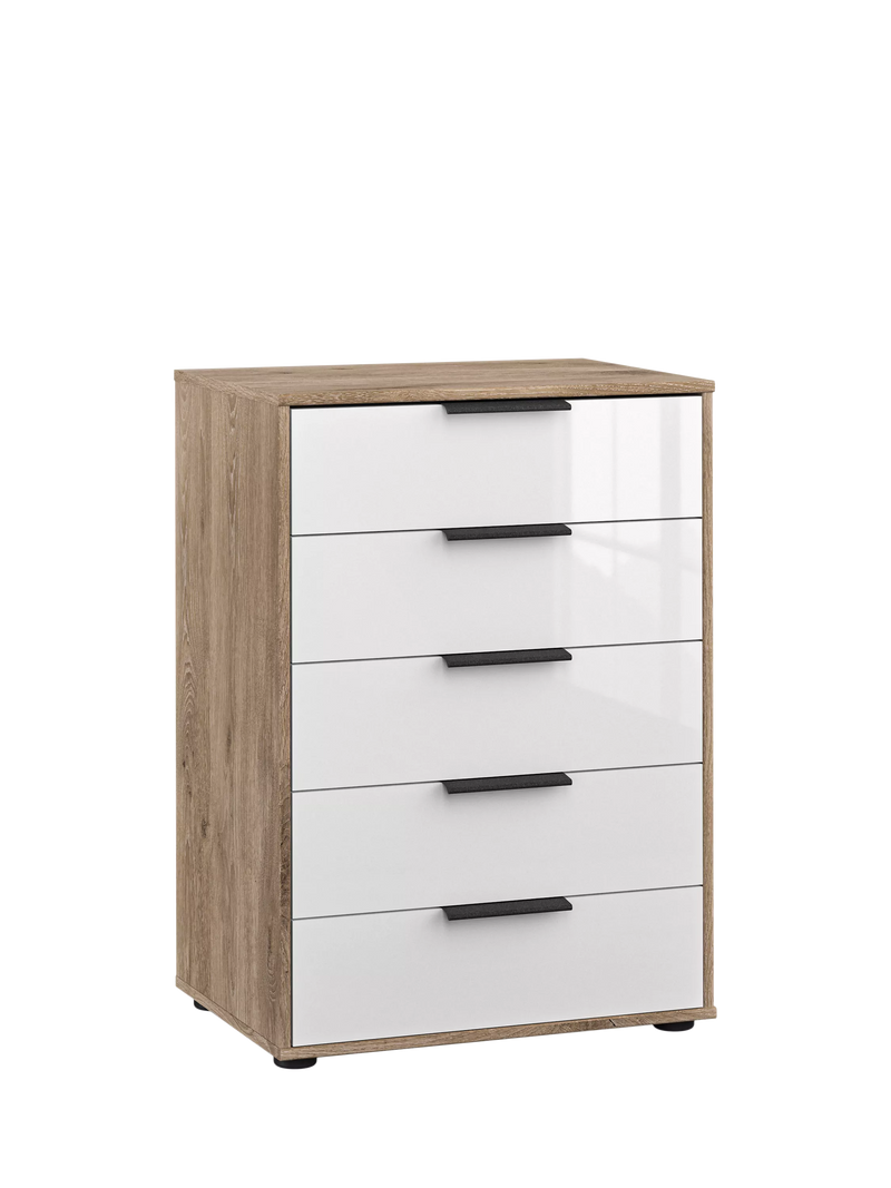 John Lewis Newlyn 5 Glass Drawer Chest