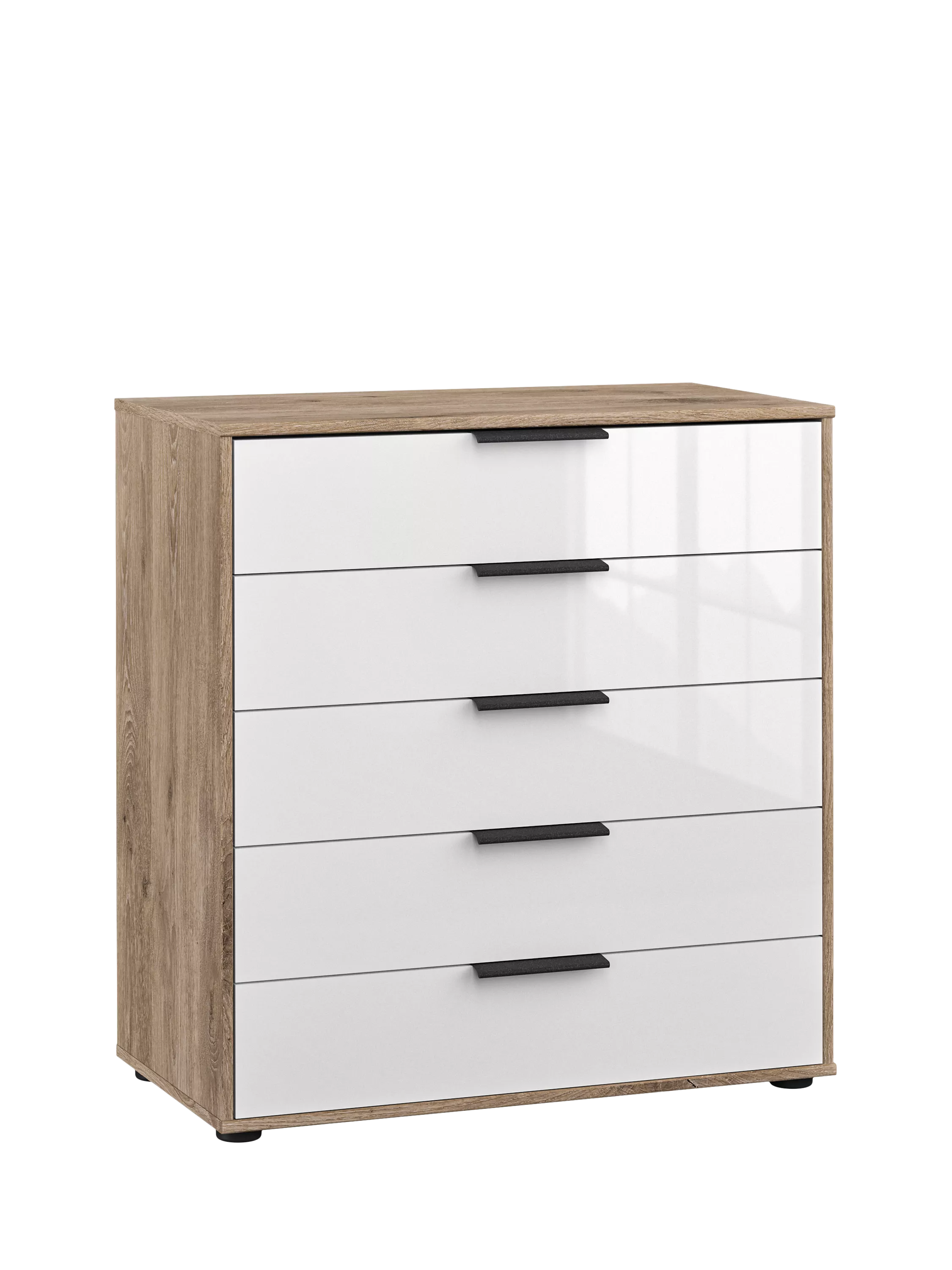 John Lewis Newlyn Wide 5 Glass Drawer Chest