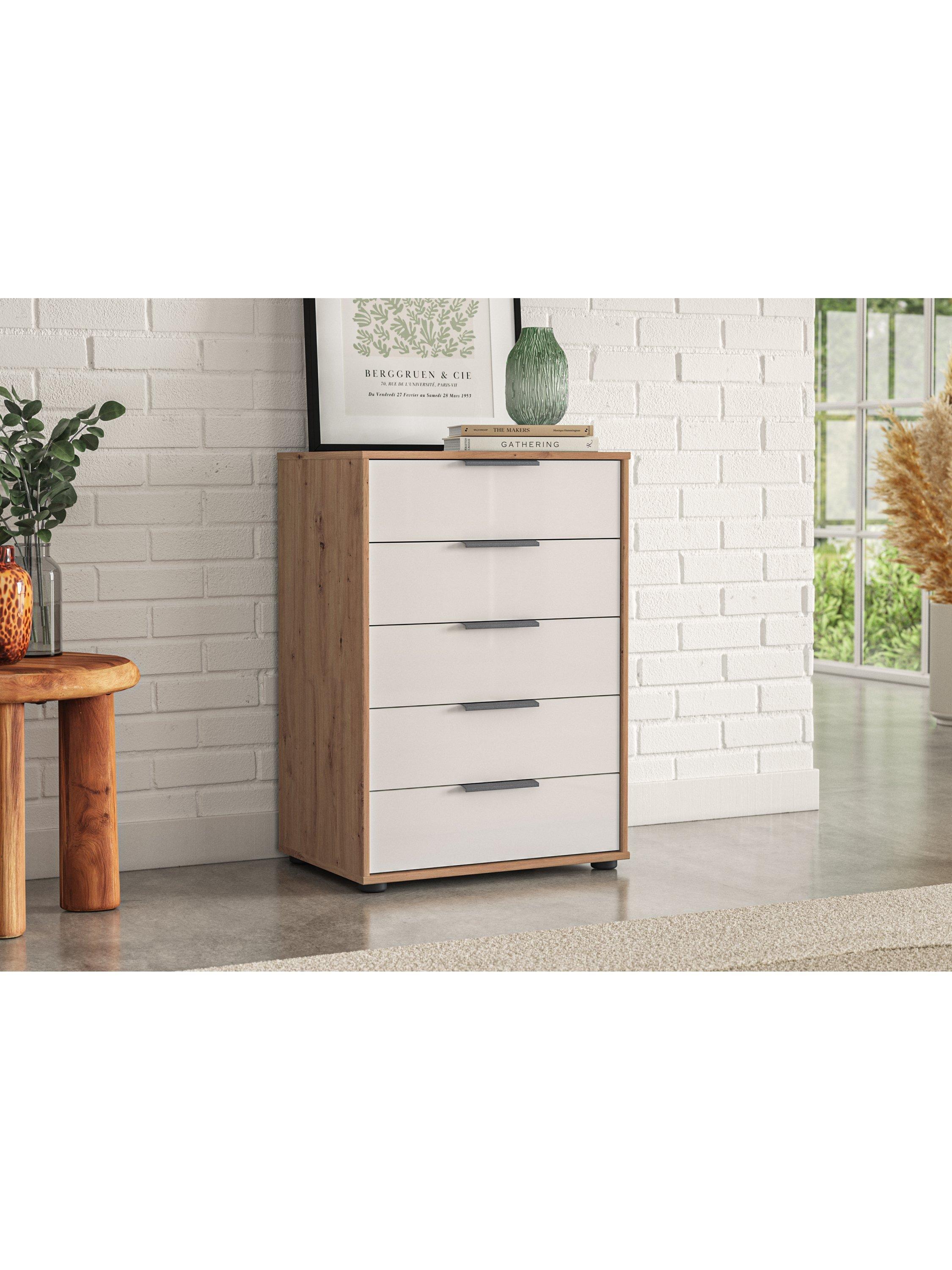 John Lewis Osaka 5 drawer glass chest (British brand)