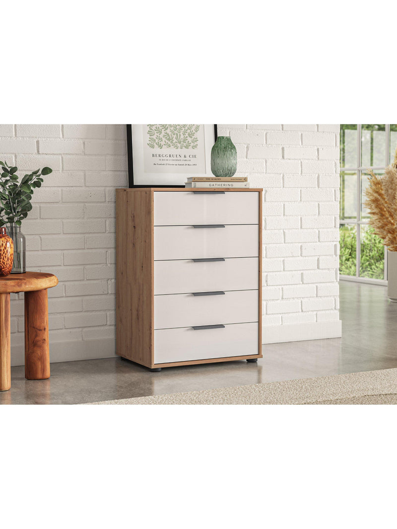 John Lewis Osaka 5 drawer glass chest (British brand)