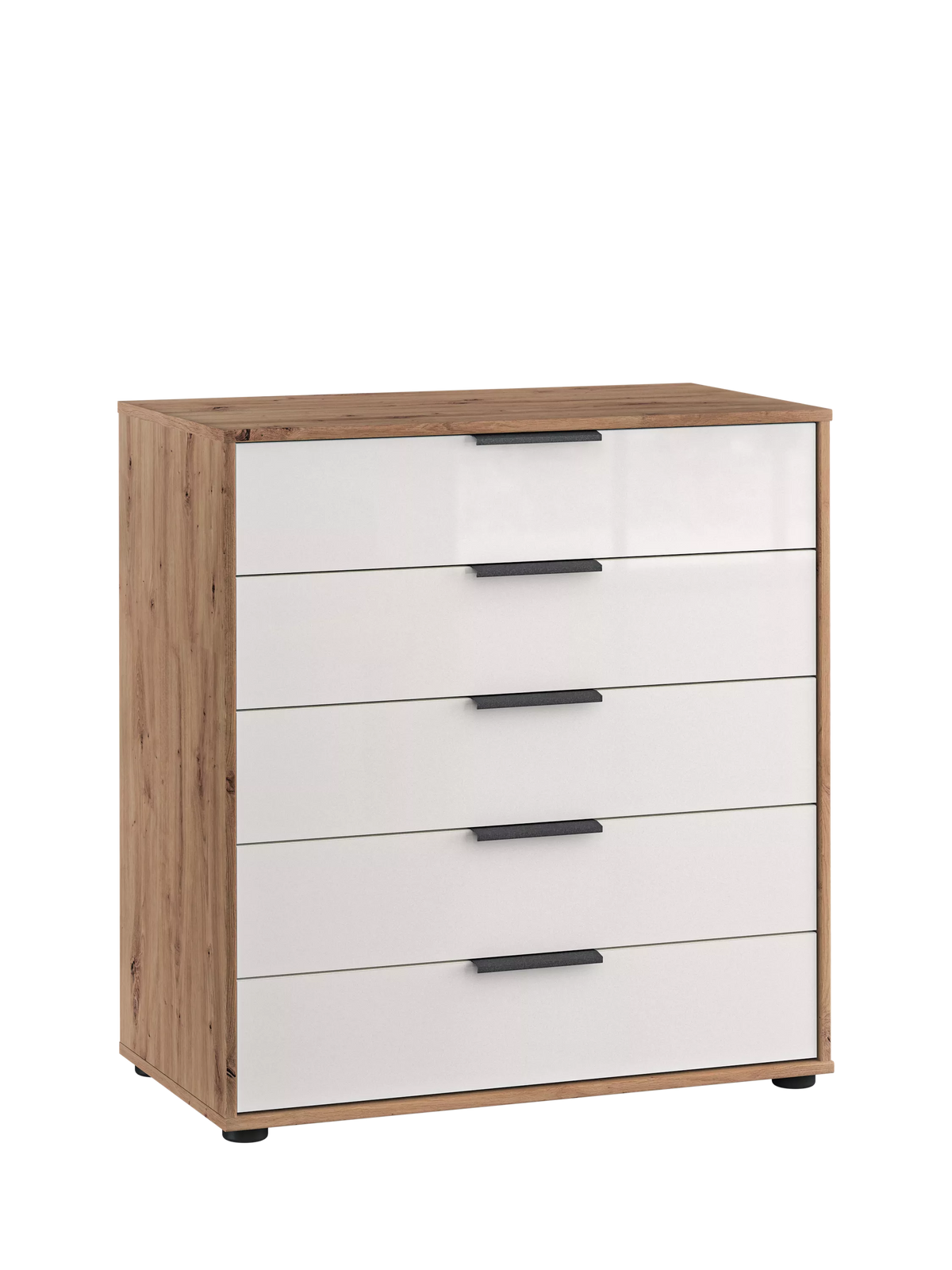 John Lewis Osaka Wide 5-drawer glass chest, imported from the UK