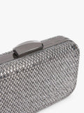 Miss KG Fleur embellished box clutch bag, imported from the UK